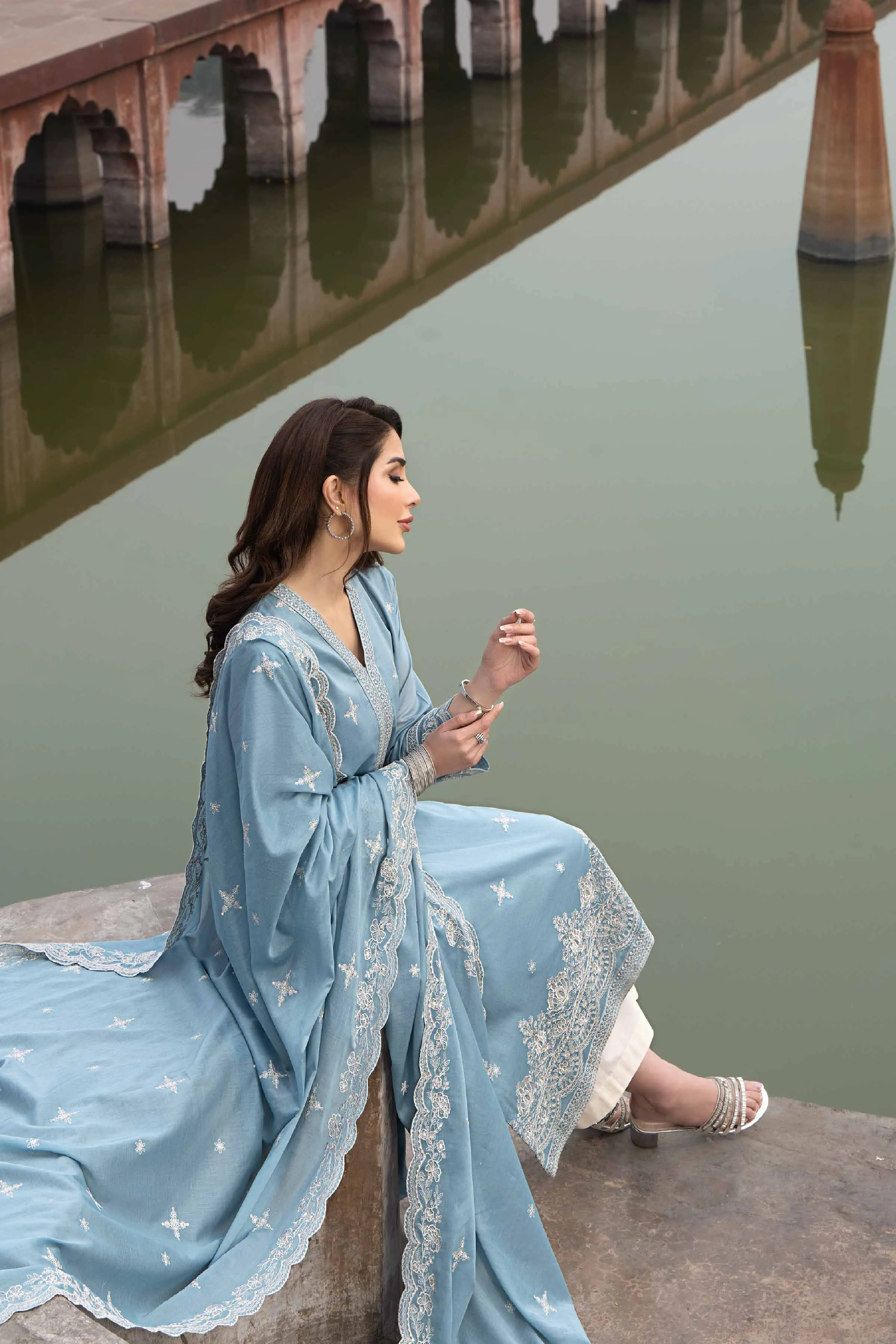2 Piece - Embroidered Suit - KFE23-28