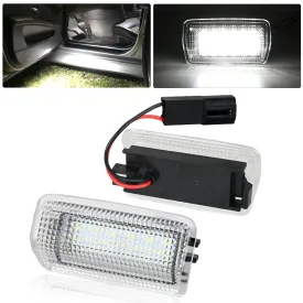 2PCS LED Interior Door Panel Light Courtesy Warning Lights White Beam Plug and Play for Toyota Avalon Sienna Venza Camry Prius 4Runner Lexus IS ES GS LS RX GX LX Subaru BRZ