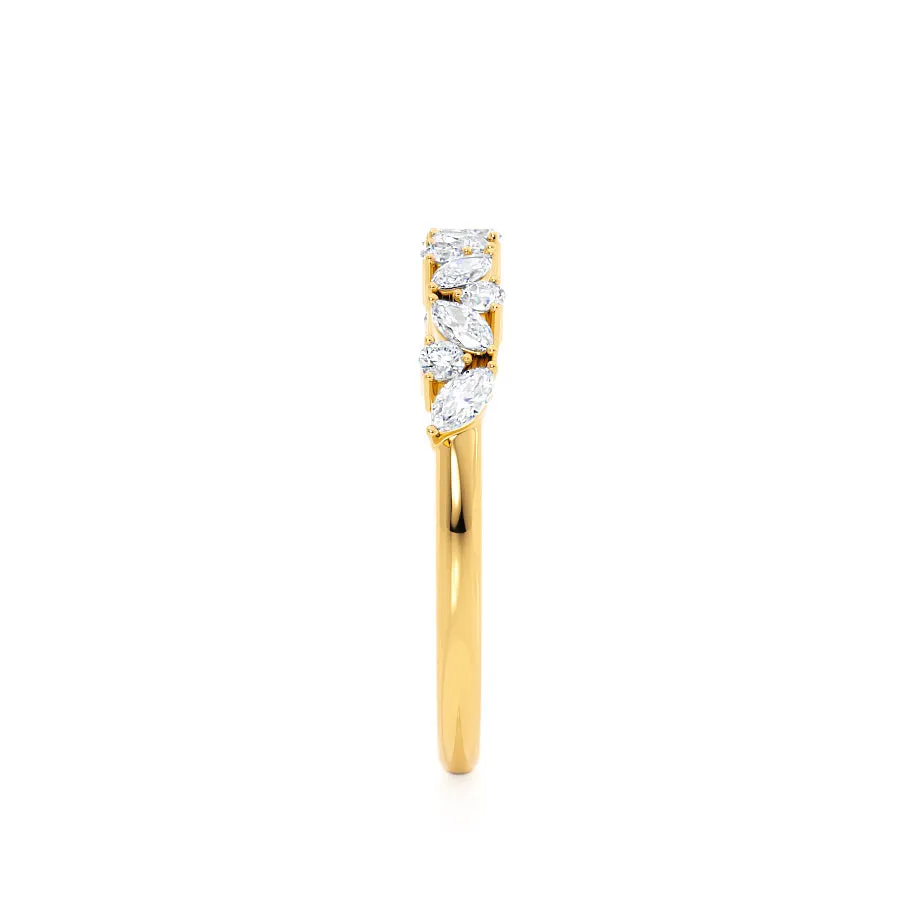 ARIEL - Ready to Ship Lab Diamond Statement Eternity 18k Yellow Gold
