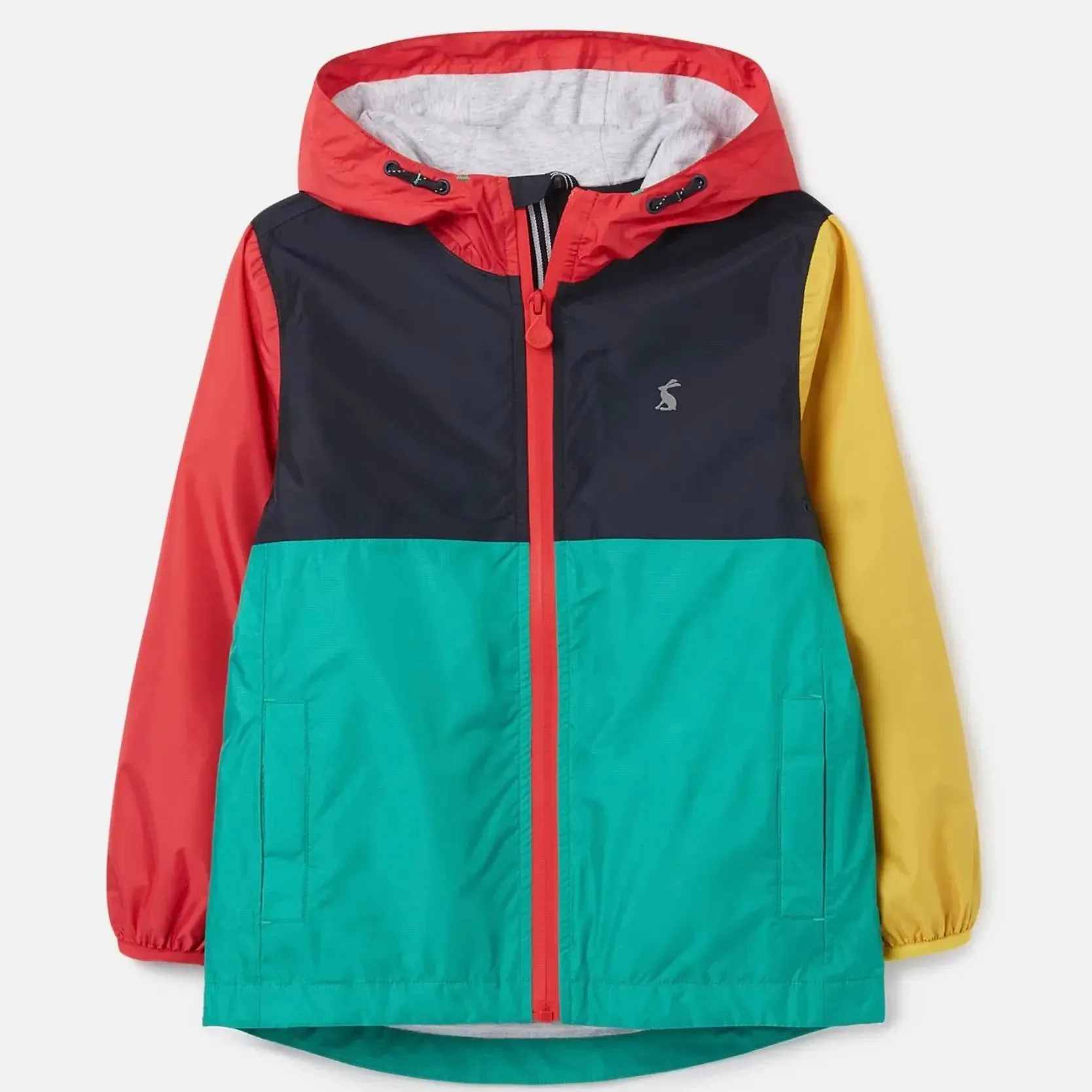 Bayfield colourblock waterproof recycled Packable jacket | Joules