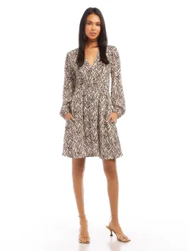 Beautiful Crepe Printed Dress
