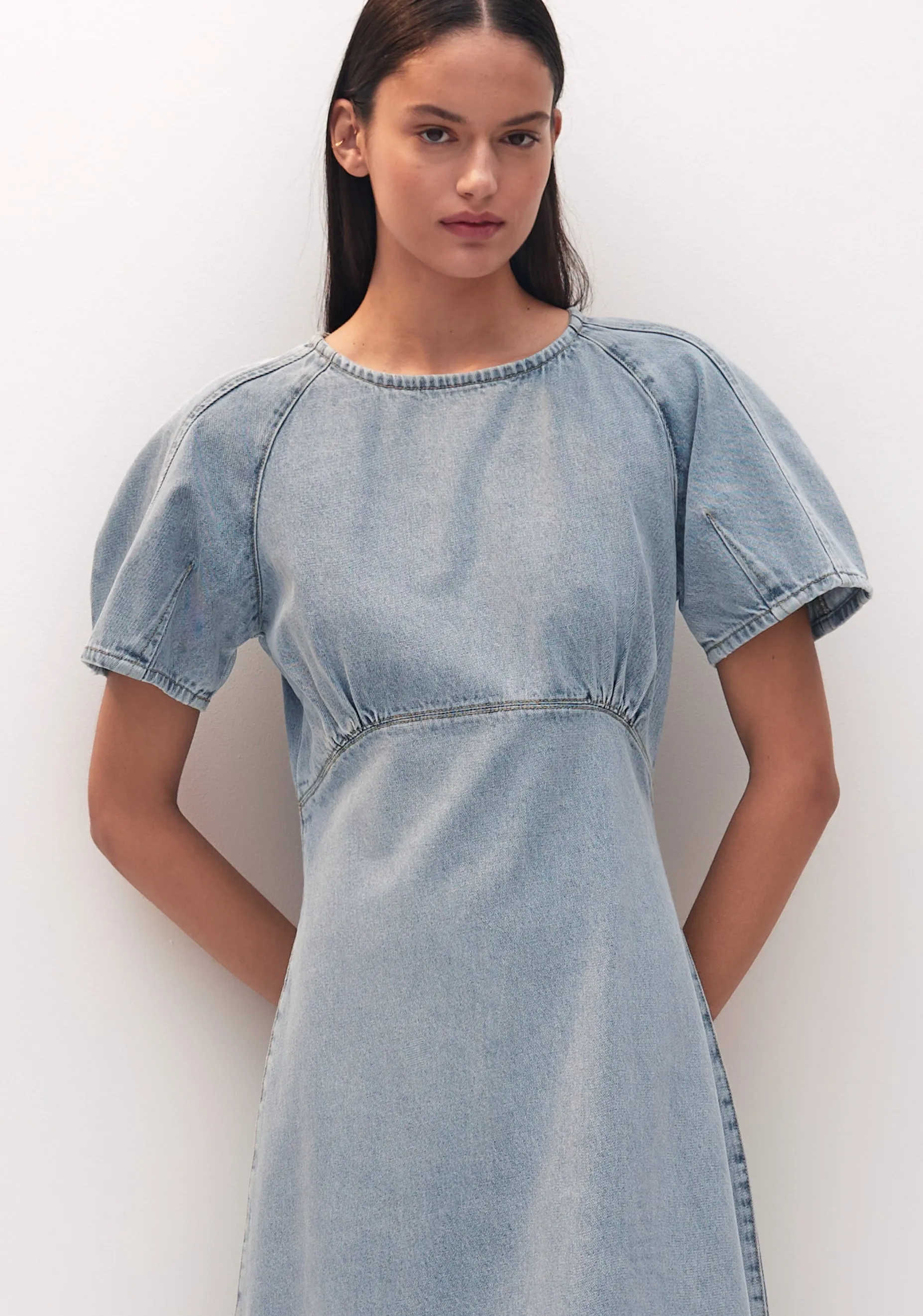 Benita Denim Dress_Light Blue
