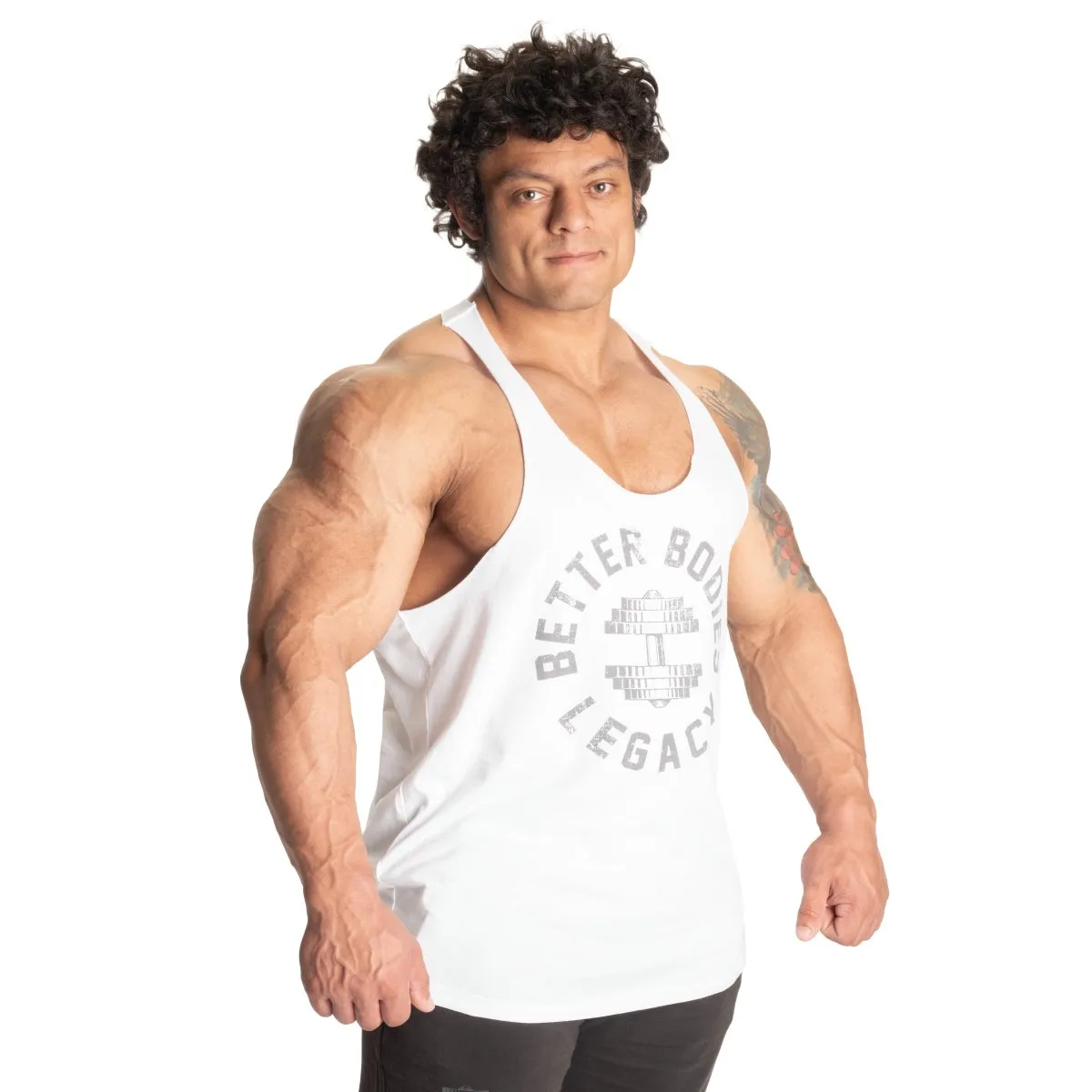Better Bodies Legacy Original Stringer - White/Grey