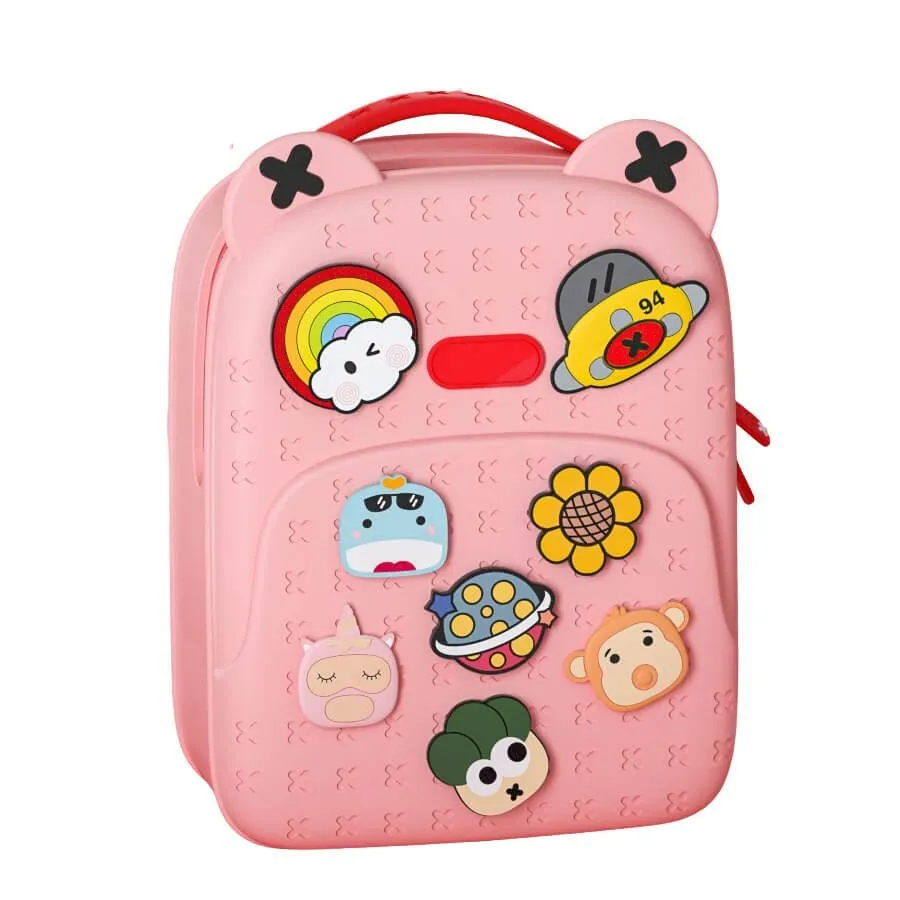 Blush Pink Tic Tac Movable Trinkets Backpack