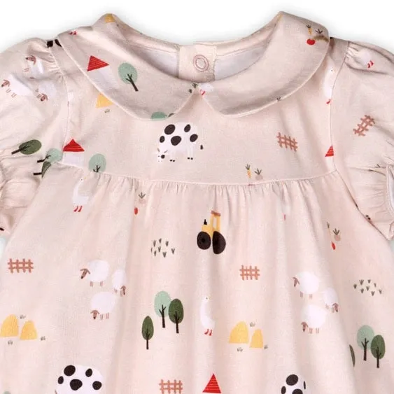 Farm Baby Bubble Romper