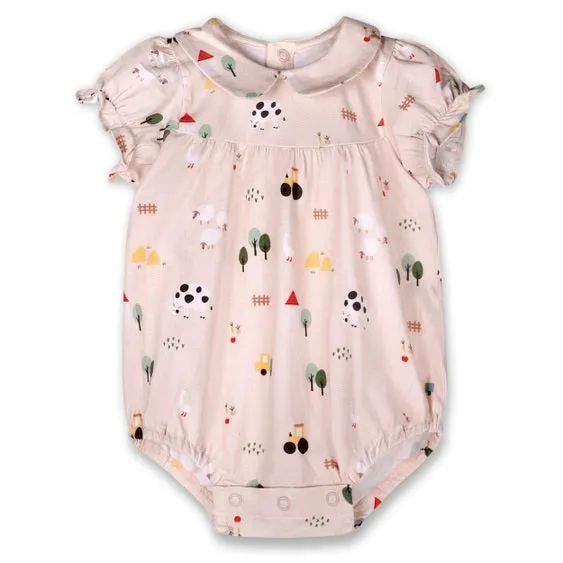 Farm Baby Bubble Romper