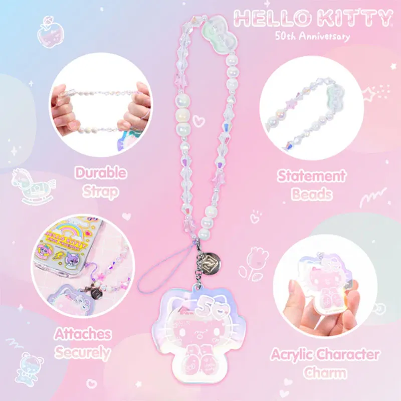 Hello Kitty 50th Anniversary Limited Edition Acrylic Beaded Strap