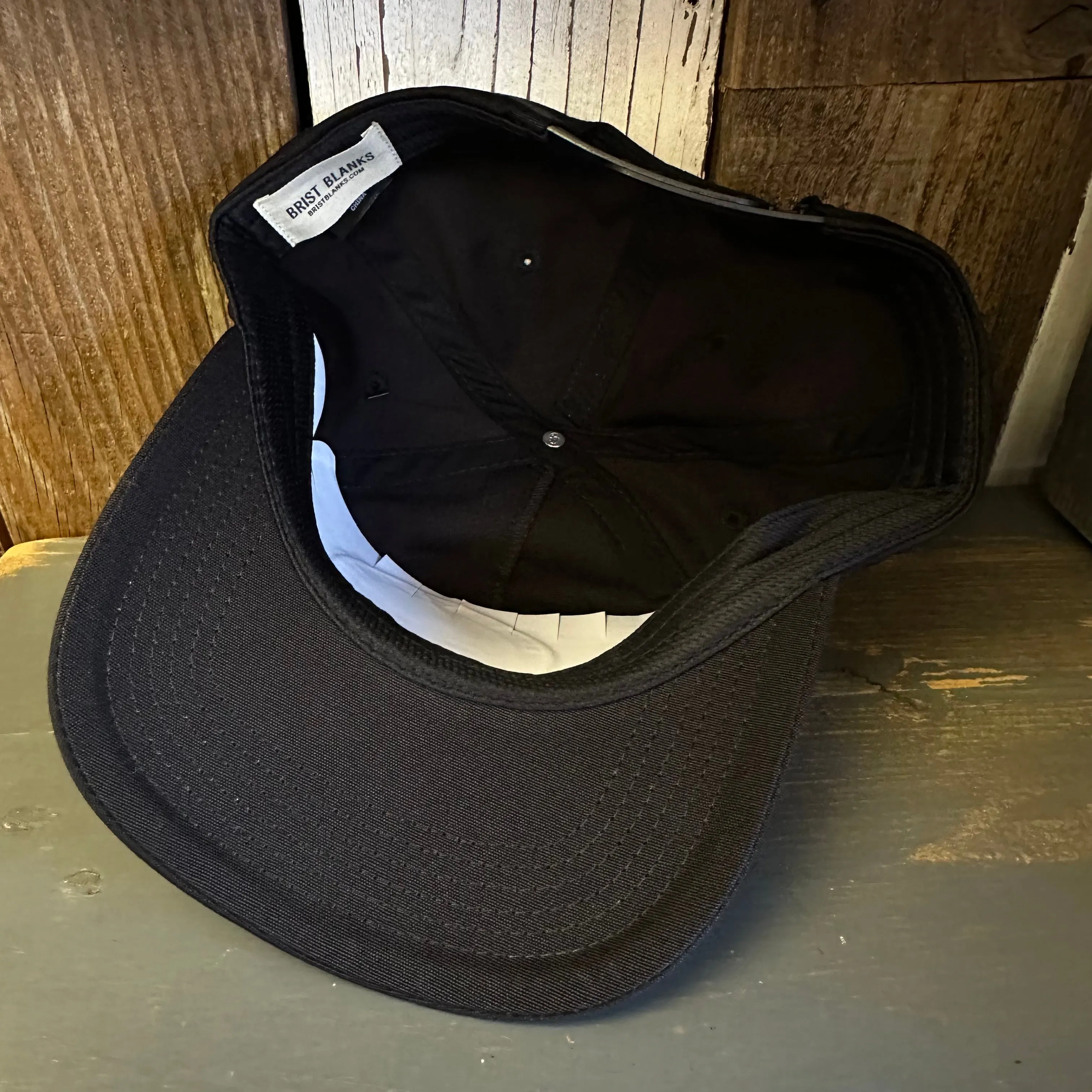 Hermosa Beach SURF HERMOSA :: OPEN DAILY - 5 Panel Hat - Black