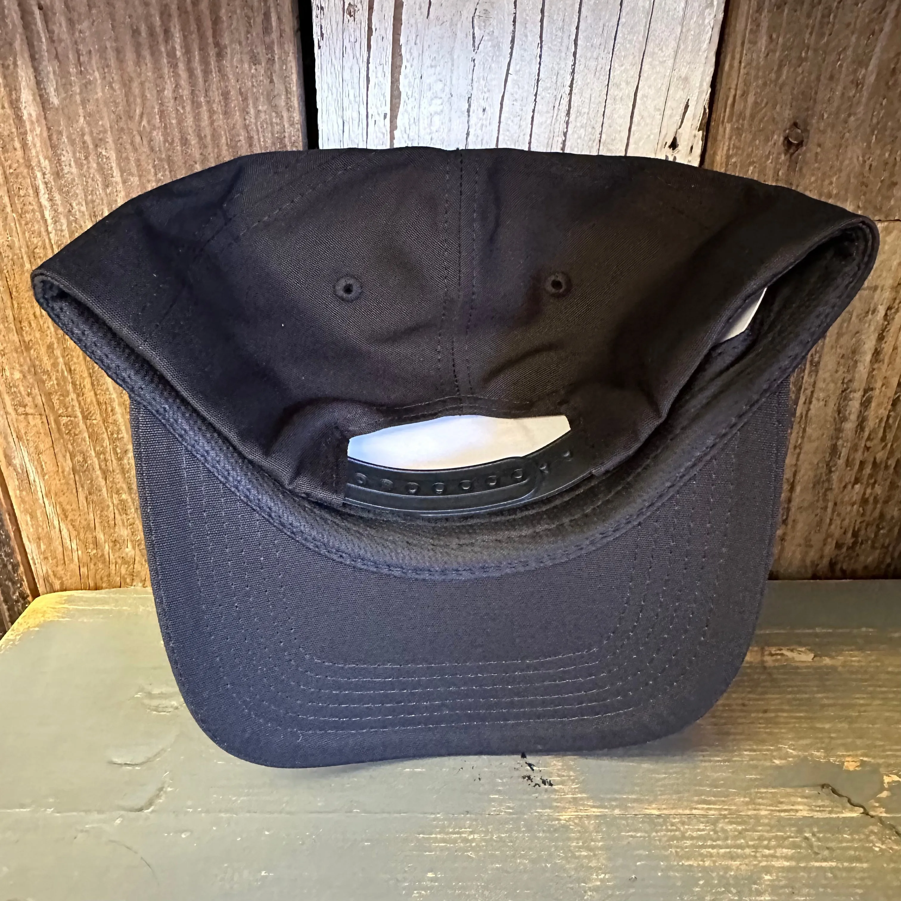 Hermosa Beach SURF HERMOSA :: OPEN DAILY - 5 Panel Hat - Black