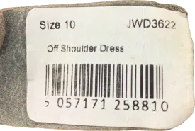 Jaded London White Off Shoulder Dress UK 10
