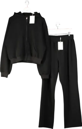 maebe Daily Errands Vintage Black 2-piece Zip Sweatshirt Uk XL & Straight Leg Tracksuit UK L
