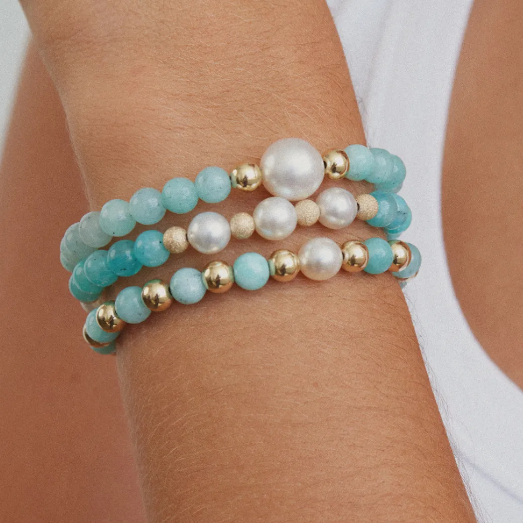 Statement Alternating Bead Bracelet
