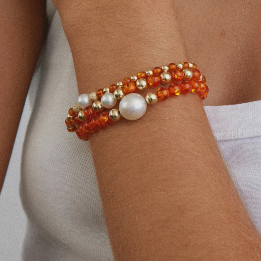 Statement Alternating Bead Bracelet