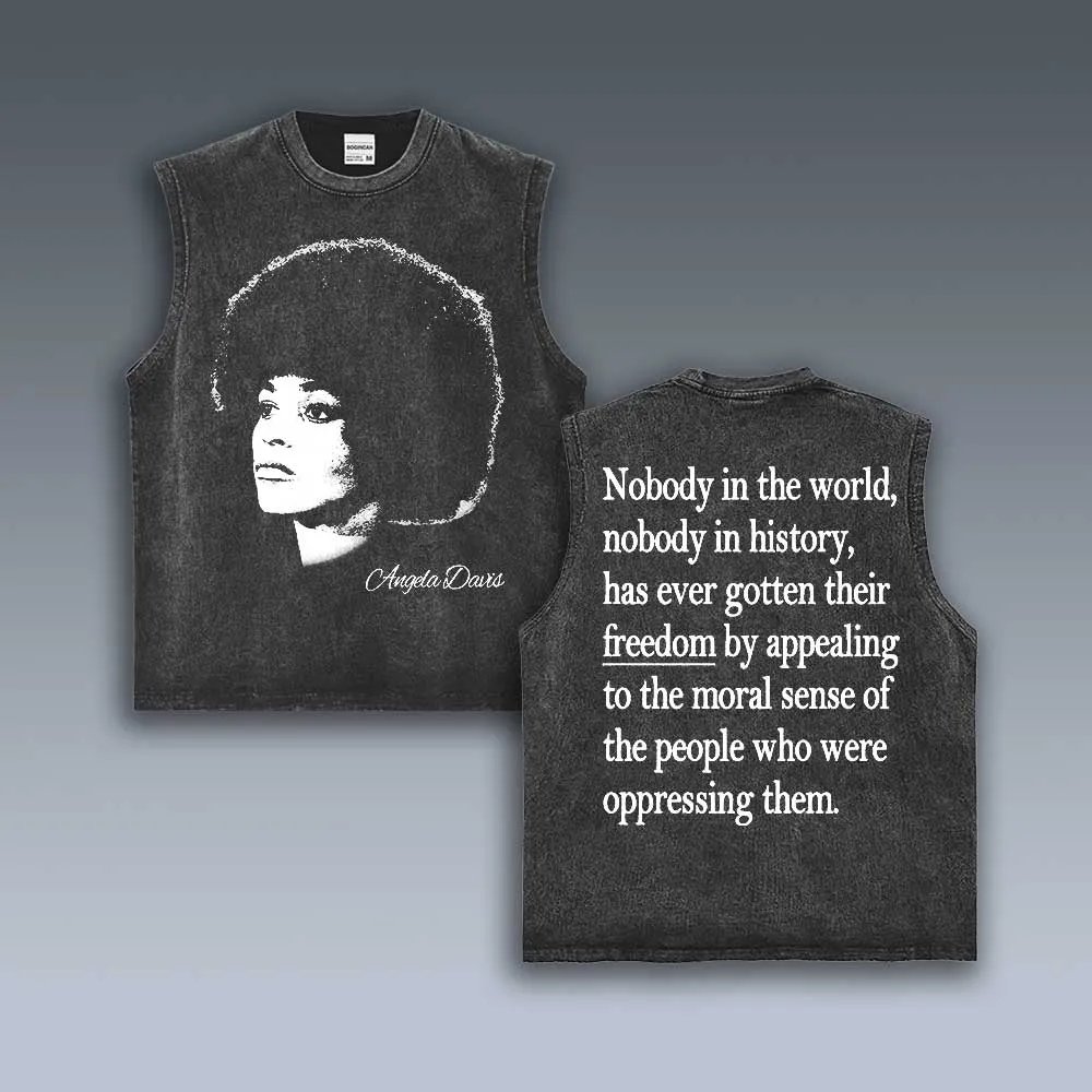 VINTAGE TANK TOP | ANGELA DAVIS & ASSATA SHAKUR