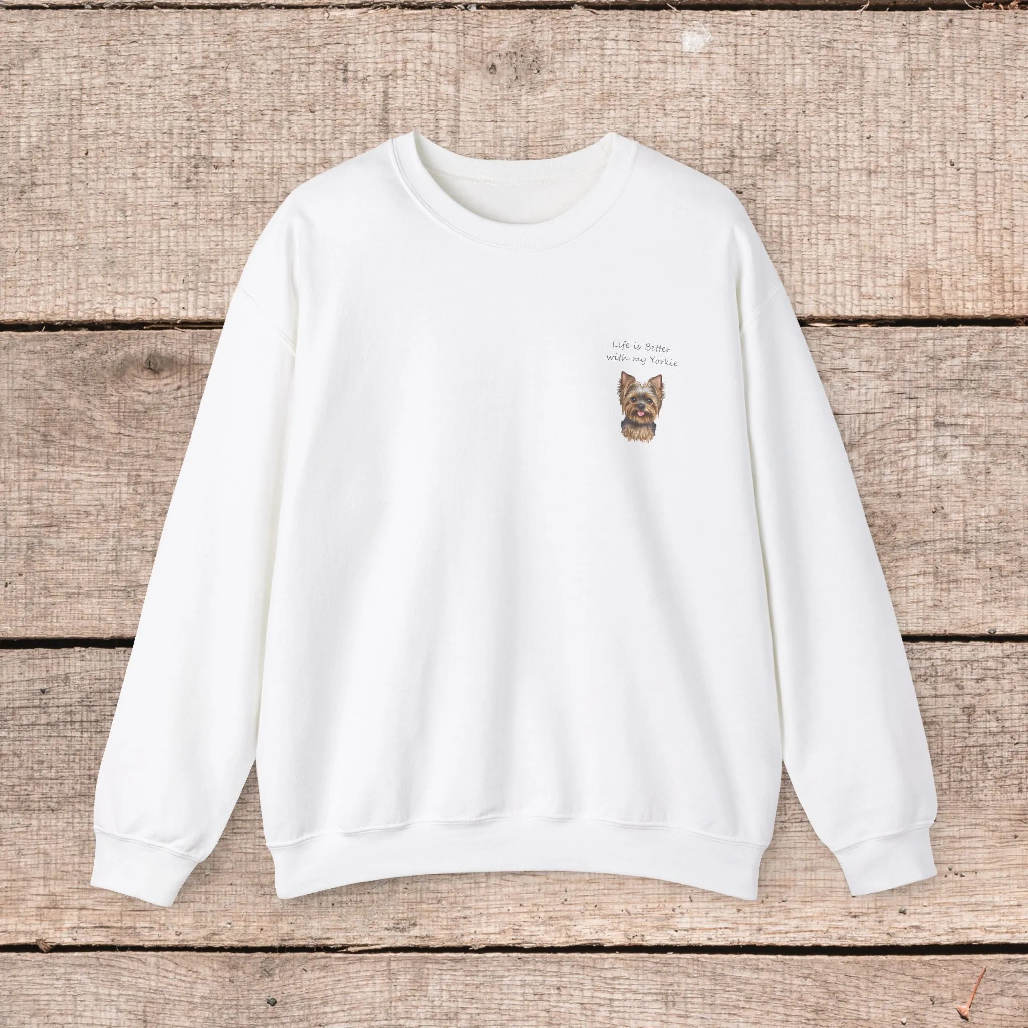Yorkie Style Sweatshirt – Cozy Gift for Dog Moms & Yorkie Lovers